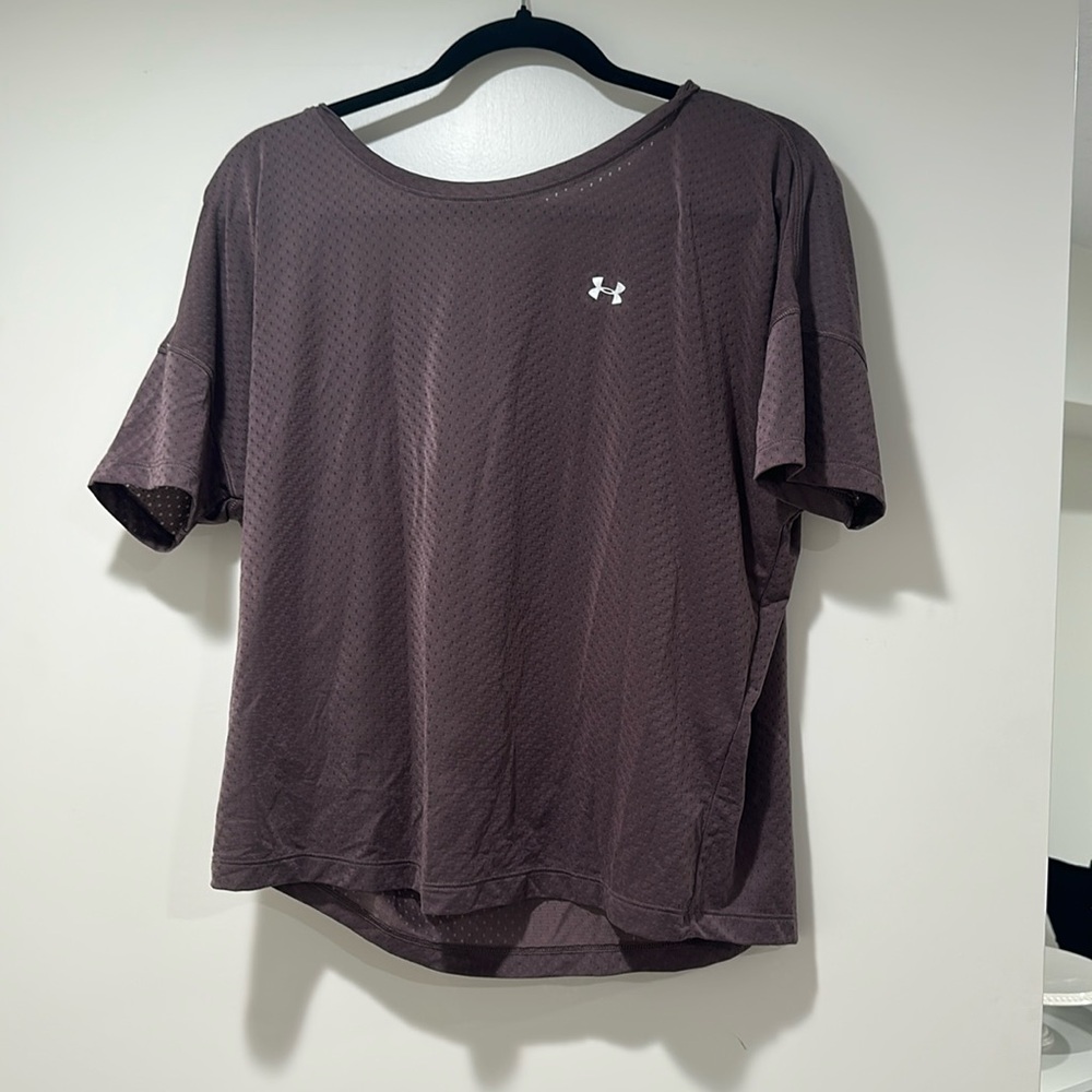 Under armour boxy work out tee